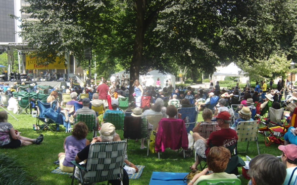 Morristown Jazz and Blues Festival Crowd